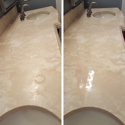 Marble Cleaning Countertop