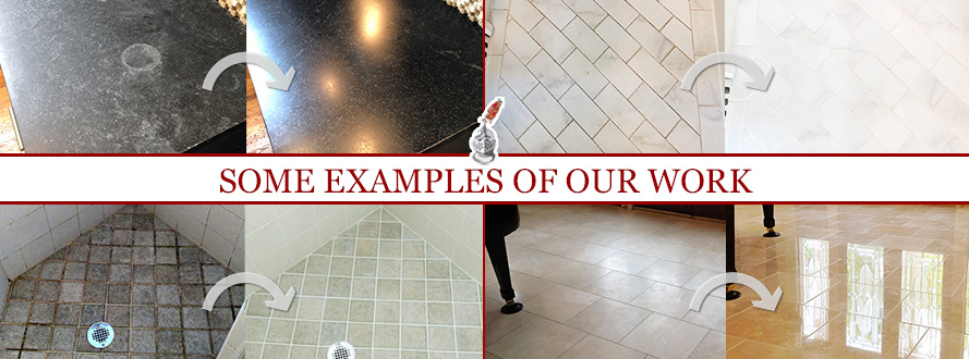 Before and After Pictures of Some Examples of Sir Grout Houston's Work