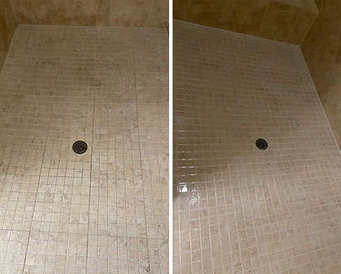 Shower Restored by Our Tile and Grout Cleaners in Katy, TX