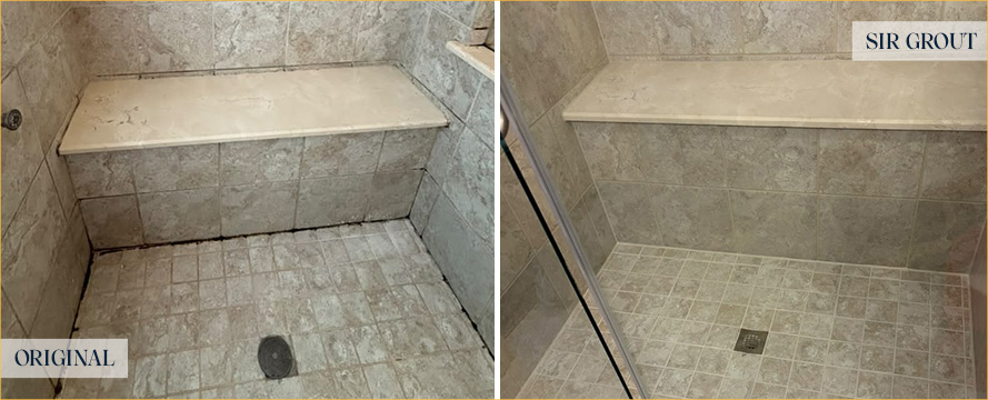 Shower Restored by Our Professional Tile and Grout Cleaners in Houston, TX