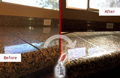 Residential Granite Honing And Polishing Sir Grout Houston