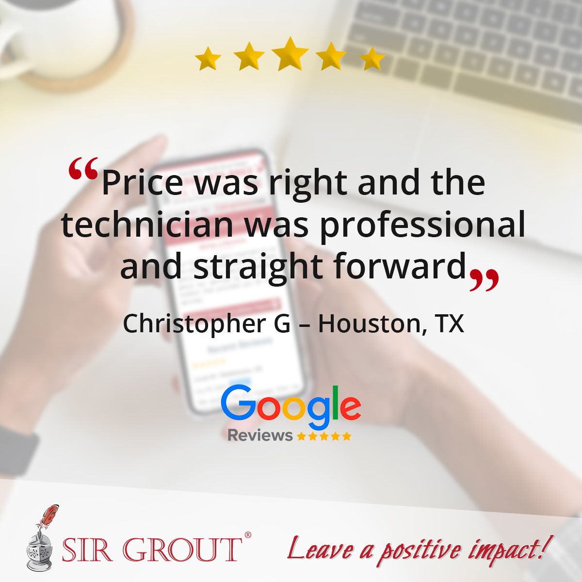 Price was right and the technician was professional and straight forward.