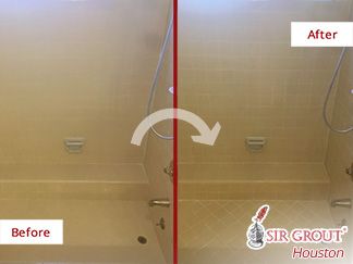 FU#2 Our Grout Sealing Service Completely Transformed a Shower in Houston, TX