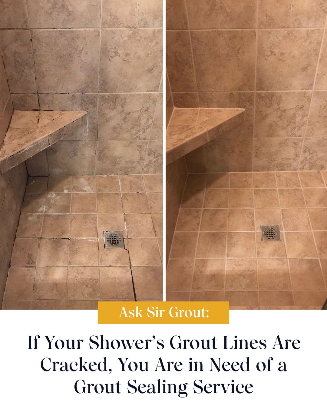 If Your Shower's Grout Lines Are Cracked, You Are in Need of a Grout Sealing Service